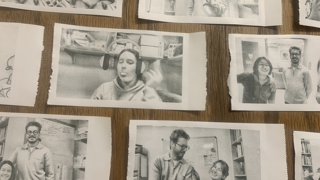 photos on wall